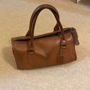 VINTAGE COACH PURSE • VINTAGE • BRITISH TAN SATCHEL • RARE FIND